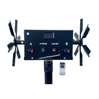 Wireless remote control double wheel cold fountain stage effect machine