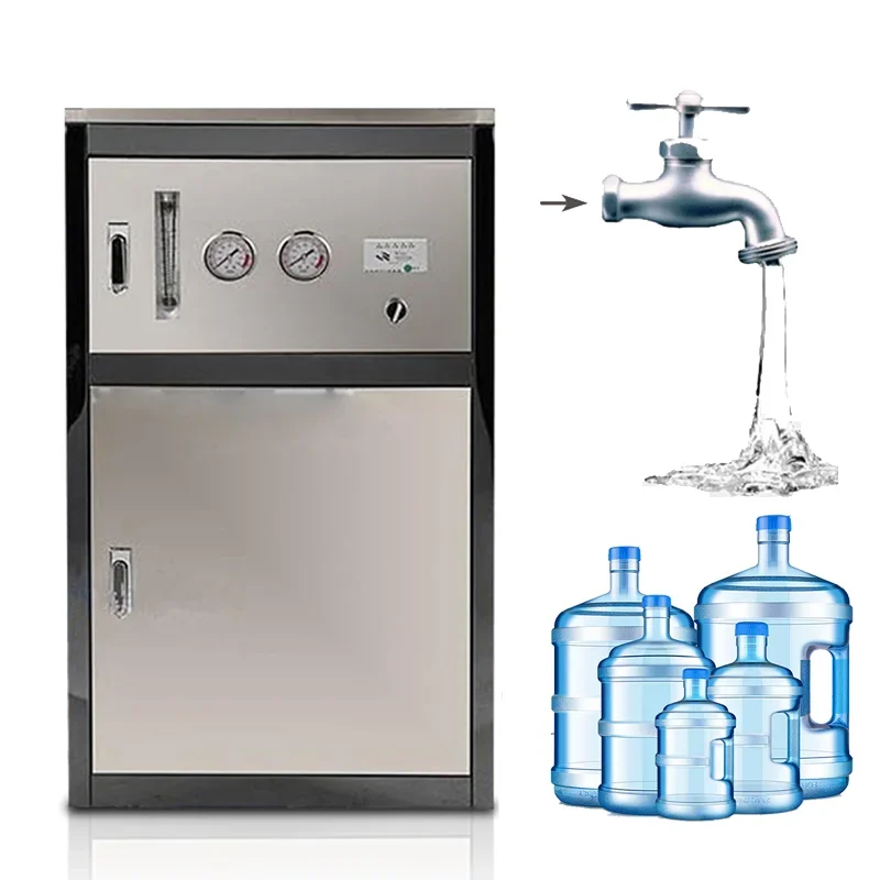 200GPD Stainless steel case Commercial RO Water Filtration System water filter