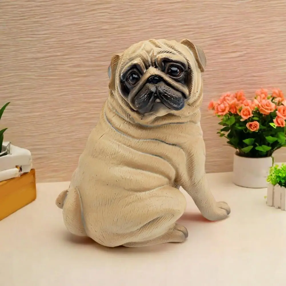 Simulated Dog Figurine Pvc Dog Model Simulated Dog Model Figurines Set Pvc Pug Schnauzer Poodle Labrador Statues Educational