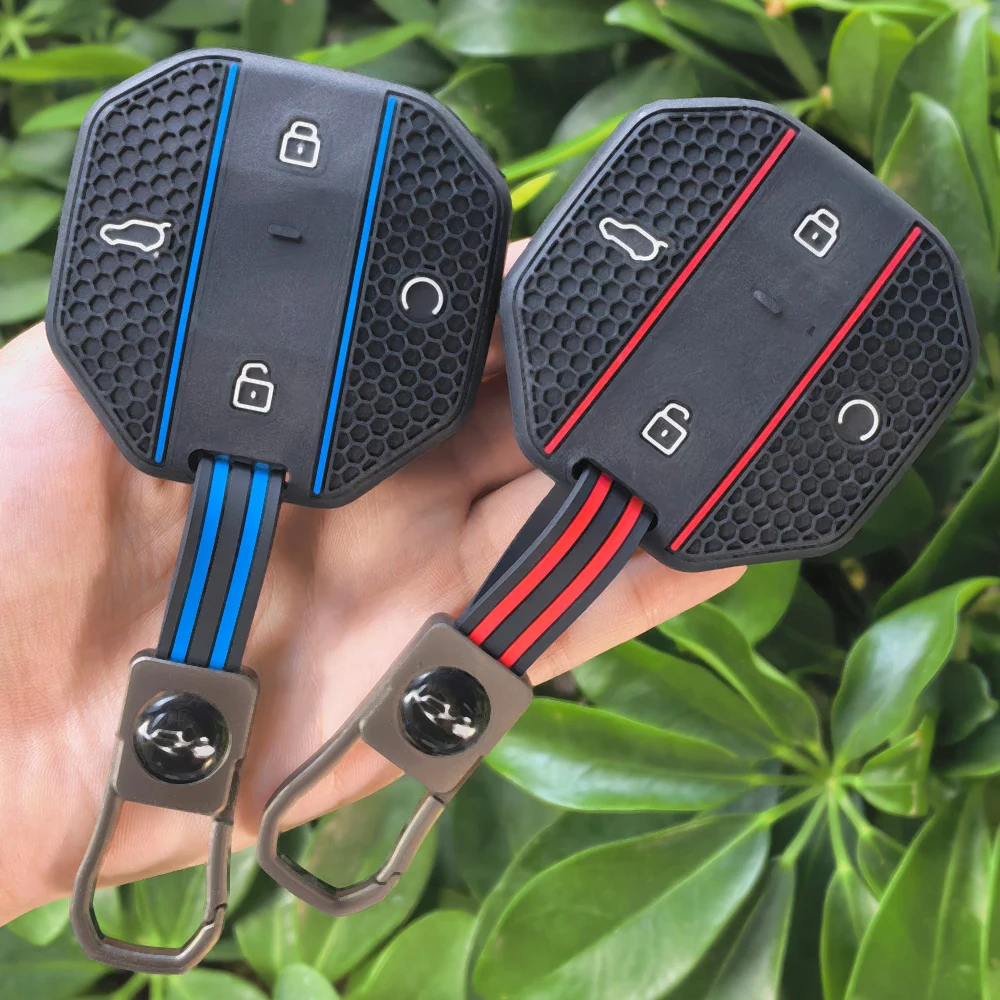 For Jetour Shanhai T1 Freedom Traveller 2025+ Key Case Remote Decoration Cover Shell Keychain Housing Holder Fob Car Accessories