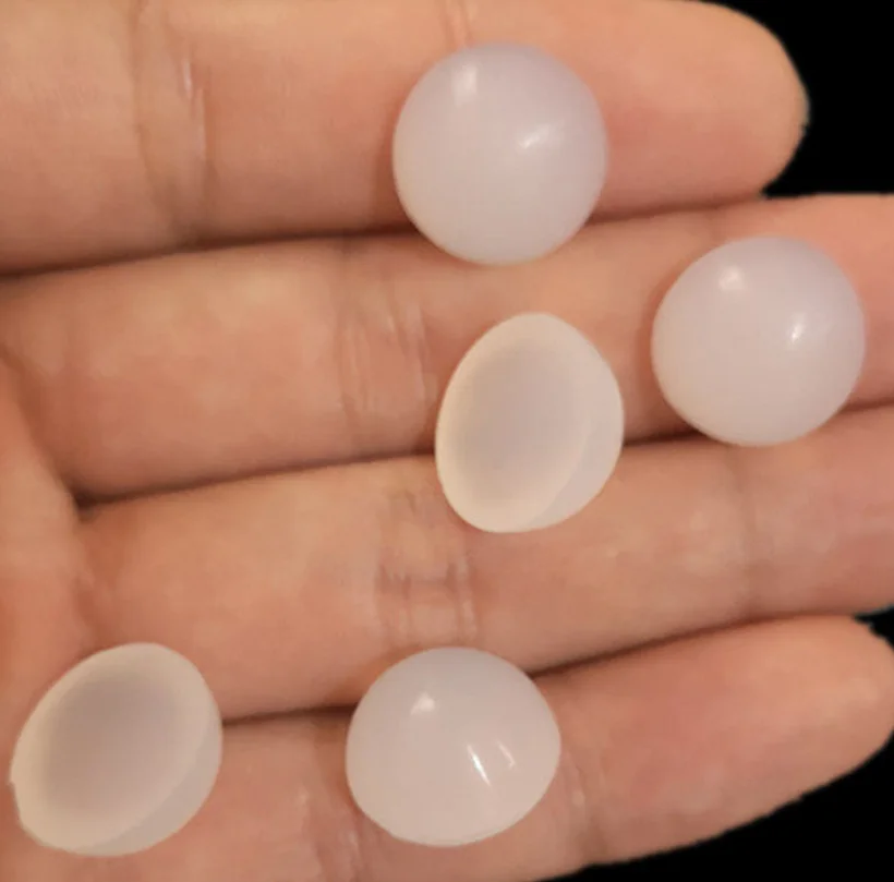 1-10pcs Half Silicone Balls 4/5/6/8-80mm Hemisphere Silicone Ball Non-slip Shock Absorption Pad Solid Half Round Silicone Bumper