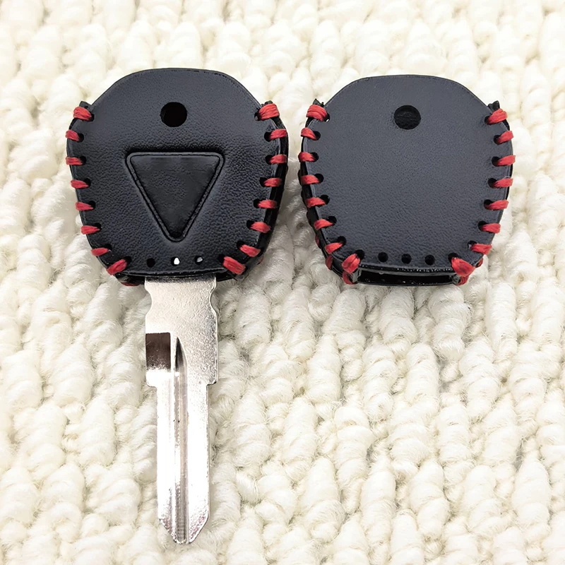 Leather Key Case Cover for Triumph Tiger Sport 660 Trident 660 TIGER 900 1200 Street Triple 765 R S Keychain Shell Accessories