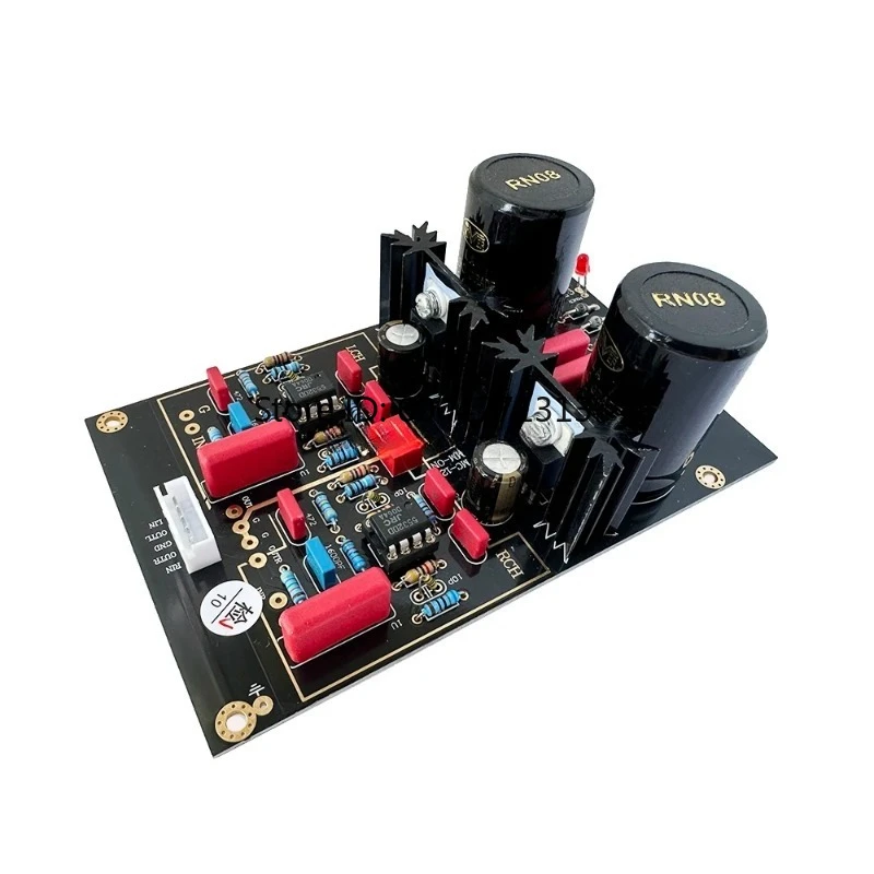 Vinyl Record Player Preamplifier Board MM MC Phono Amplifier NE5532 / LME49720NA OP Amp Chip Dual Circuit