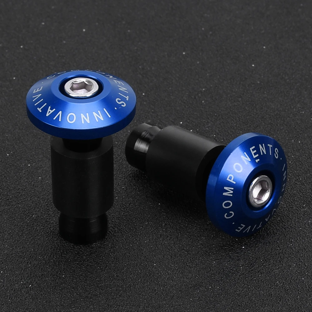 Motorcycle grips ends Handle Bar Cap End Plugs Handlebar Grips For SUZUKI DR650S DR650SE DR 650 S/SE GS500 GS500F GS500E B-KING