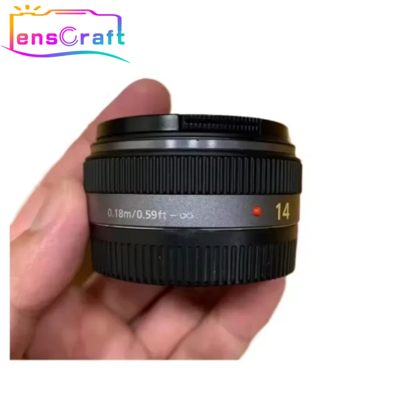 Para Lumix G 14MM F/2.5 Unidad de lente ASPH para Panasonic GF6 GM5 GF8 GF7 GM1 GH4 GH5 GX85 GF9 DMC-GF6 DMC-GF5 GF8 DMC-GF7 GF9