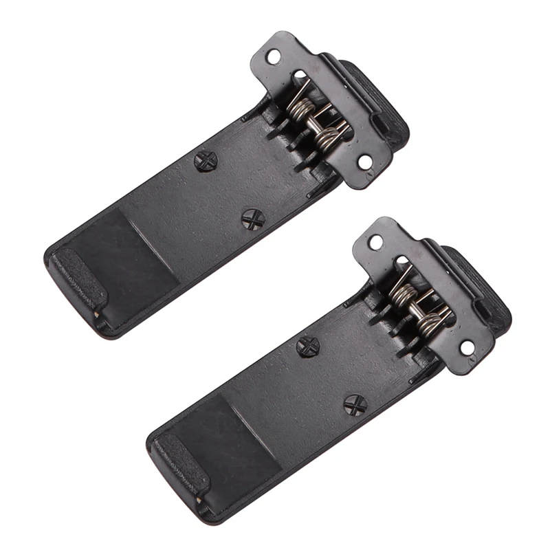 ABFT-4Pcs Walkie Talkie อะไหล่กลับเข็มขัดคลิป 2-Way วิทยุ UV5R สําหรับ Baofeng Intercom UV5R / 5RA / 5R + / 5RB / 5RC