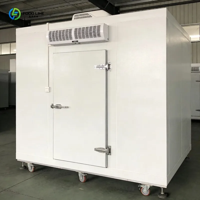 Customized Mobile Walk In Freezer 100mm 120mm 150mm PU Sandwich Panel Cold Room