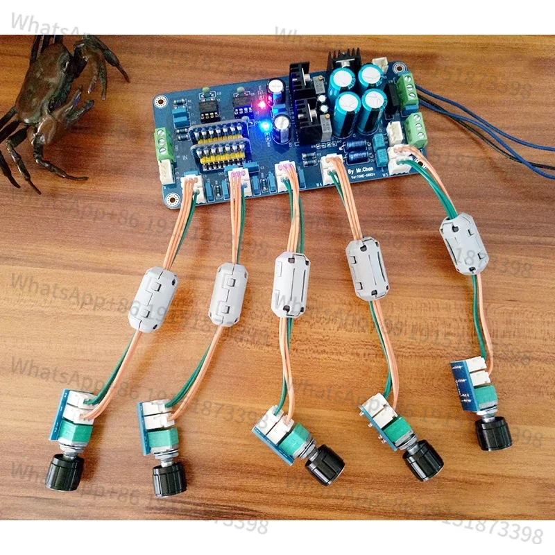 

HiFi Audio UPC4570C Tone Board Headphone Amplifier Preamp Power Module Treble Bass Volume adjustment Adjustment Electonic Board