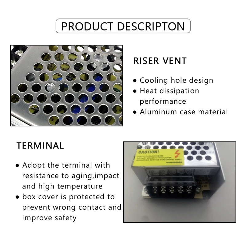 100-240V ca a cc 12V 2A 24W convertitore modalità interruttore alimentatore illuminazione a LED trasformatore adattatore DC12V AC/DC-SMPS incluso