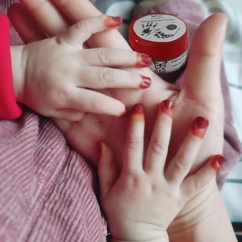 천연 식물 헤나 네일 염색 파우더, 버건디 네일 샤인 파우더, 네일 아트, 내추럴 컬러 템플릿, 20g 