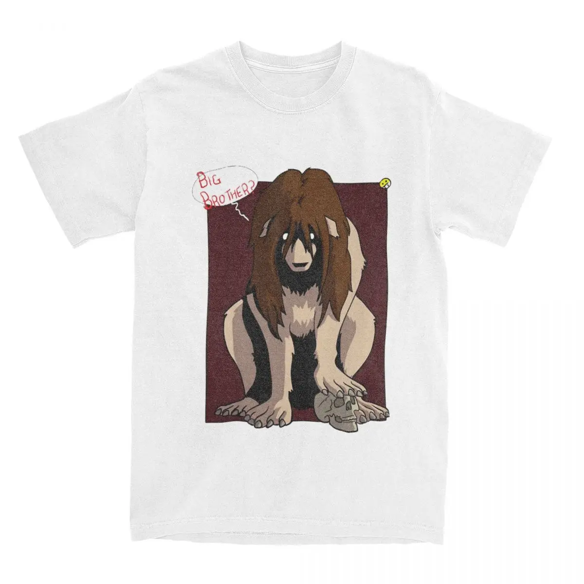 Fullmetal Alchemist Anime T-Shirt Men Nina and Dog Amazing Cotton Tee Shirt Round Collar Short Sleeve T Shirts Clothing