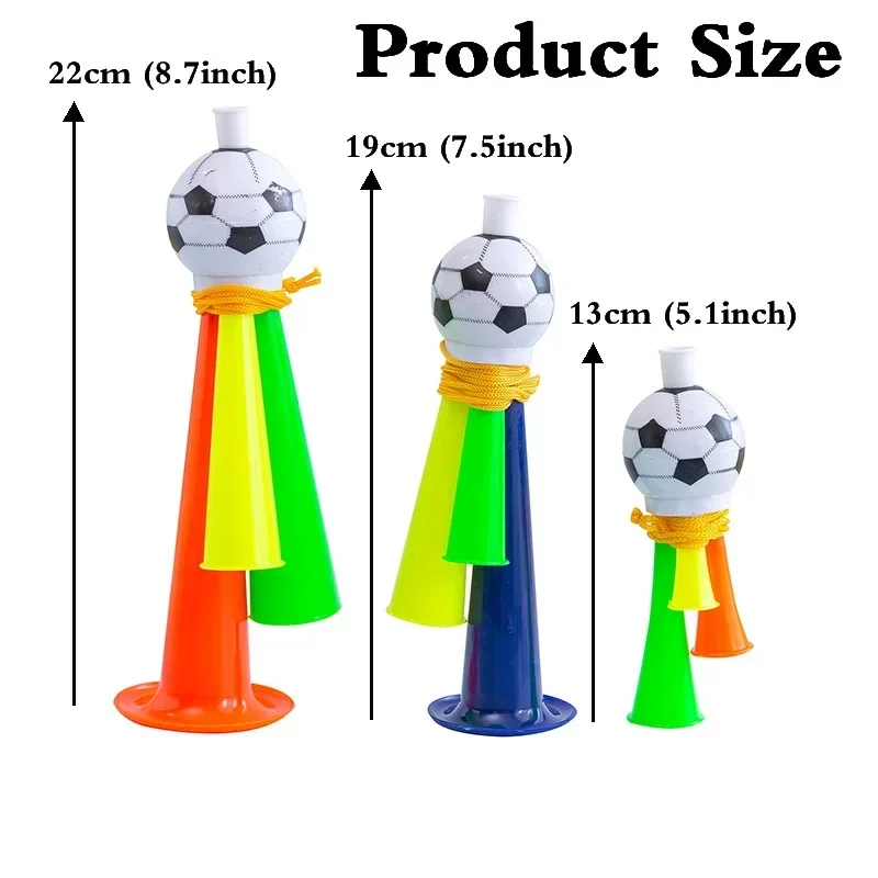 Football Horn Soccer Match Cheer Toy Football Fan Whistle Kids Sporting Events Carnival Props Festive Noise Maker Favors Gifts
