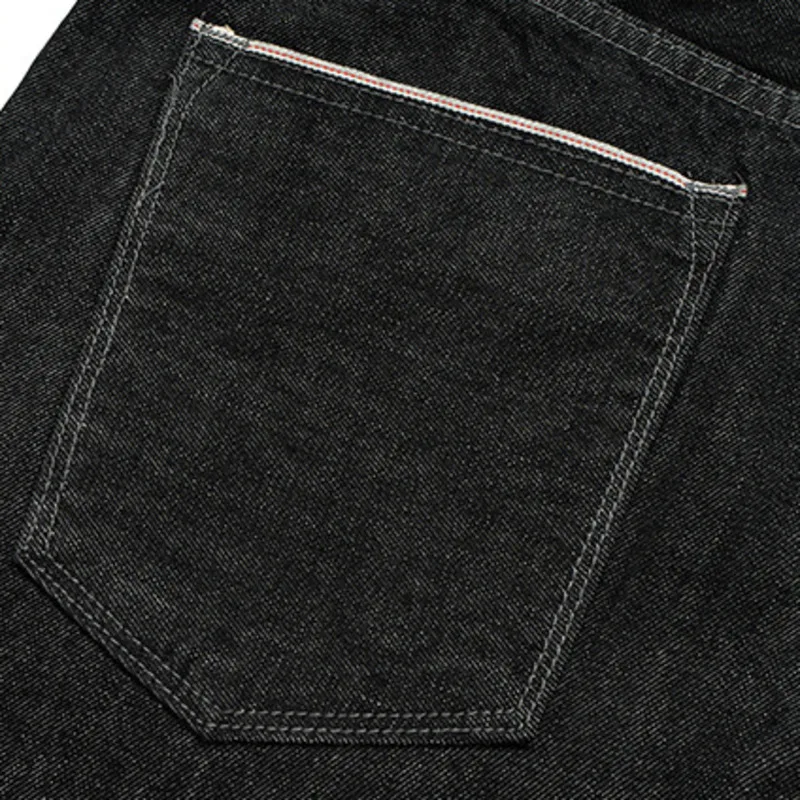 HKSH ربيع الخريف جديد الرجال الظلام محبوك المرقعة اللون كتلة جيوب عالية الشارع مستقيم الجينز العصرية شيك الدينيم السراويل HK14525 #6