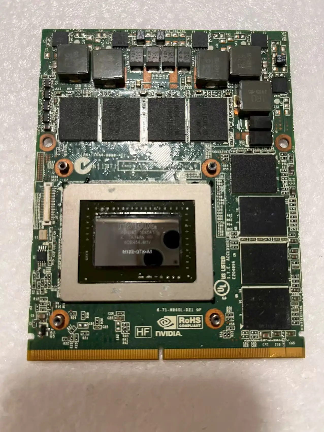 

For Alienware M17x R2 R3 R4 i7-2820qm, GTX 580m, GTX580m, 2GB, GDDR5, MXM 3.0b video graphics cards