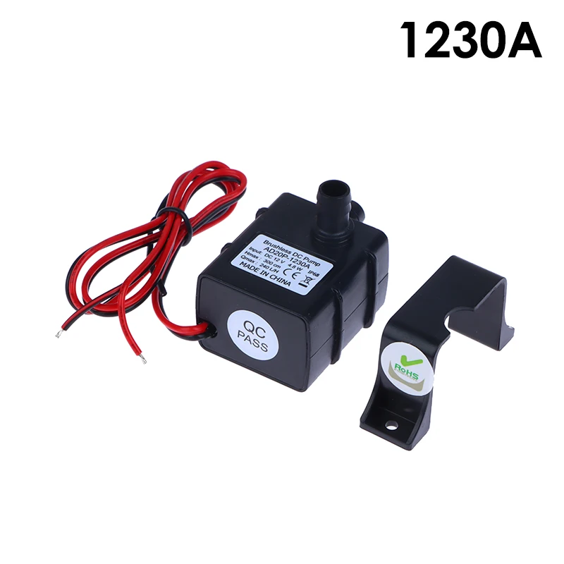 Dc12v AD20P-1230A/1230c,サイレントマイクロ水中ウォーターポンプ