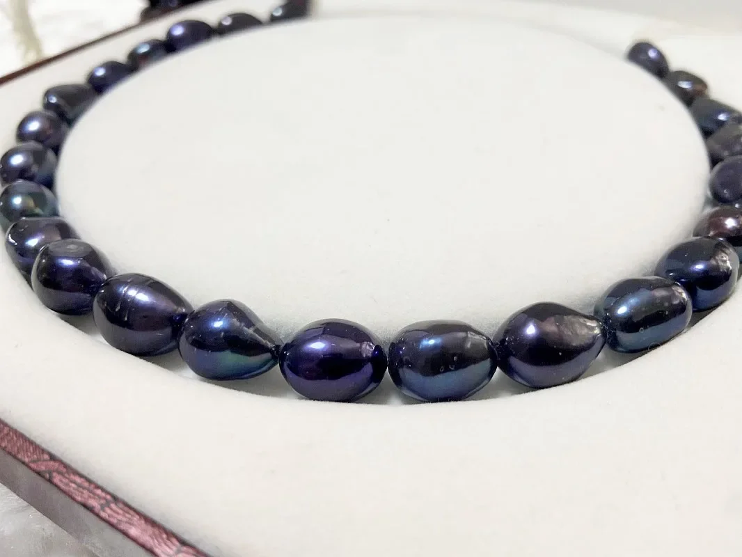 

Natural Sea Pearl Beads 17.5x12.6mm Long Strip Pearls Jewelry Making DIY Necklace Jewelry 925 Sterling Silver