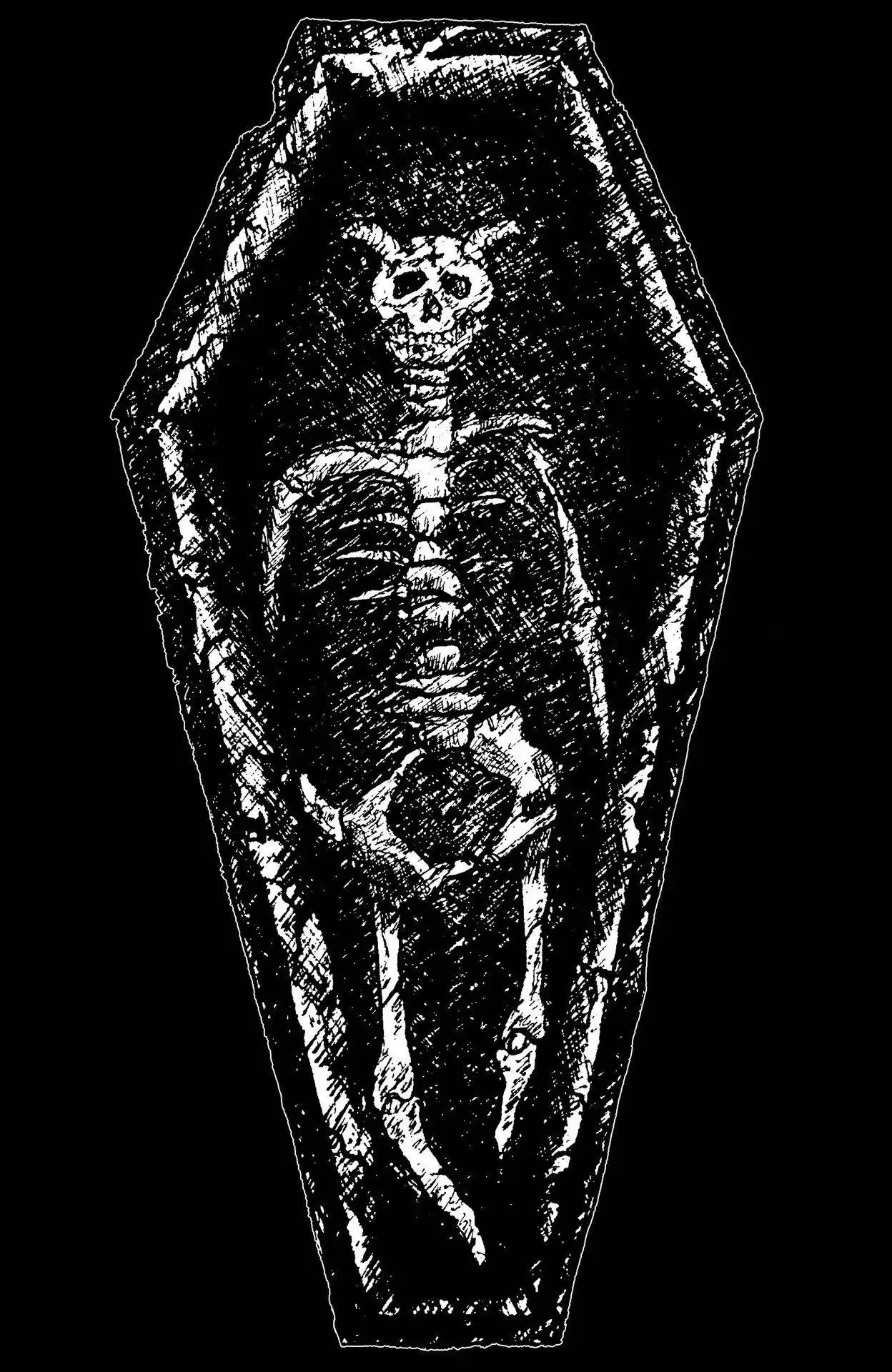 VIKAMA2025 Halloween Creative Coffin Carpet Mat Skull Skull Bedside Carpet Bathroom Mat Living Room Kitchen Home Decoration
