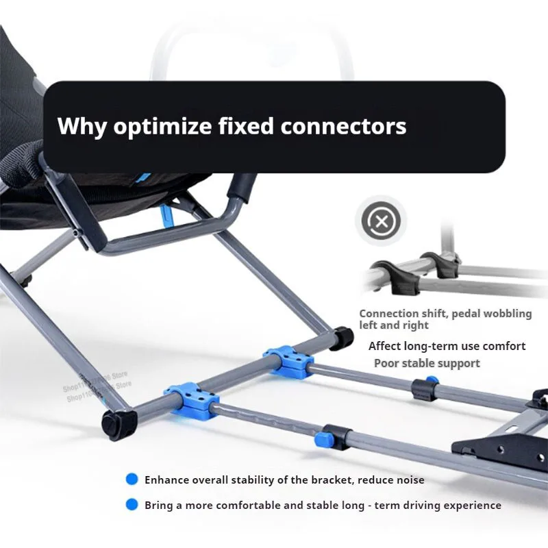 Sim Racing Pedal Fixed Connection Upgrade And Reinforcement Kit for Playseat challenger X Edition Seats view 2