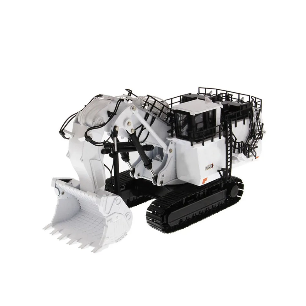 

1:87 Scale 6060 Hydralic Mining Face Shovel White Limited Boy toy birthday gift engineering vehicle collection model DM 85653