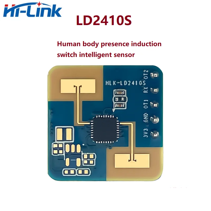 Hi-Link nowy HLK-LD6002 FMCW mały rozmiar 2 t2r 1MB flash ADT6101P chip w czasie rzeczywistym moduł radarowy do wykrywania bicia serca oddechowego