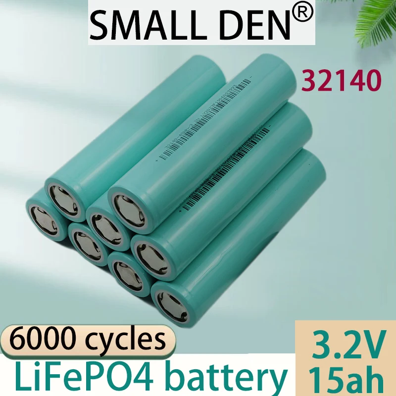 

new Cylindrical 3.2V 15Ah 32140 lithium iron phosphate battery for RV electric vehicle energy storage, Lifepo4 solar outdoor