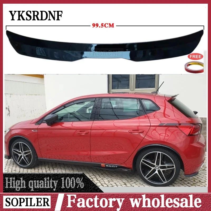 

For VW Seat IBIZA TGI/FR Hatchback 2017-2020 Car Tail Wing Decoration High Quality ABS Platic Rear Roof Spoiler