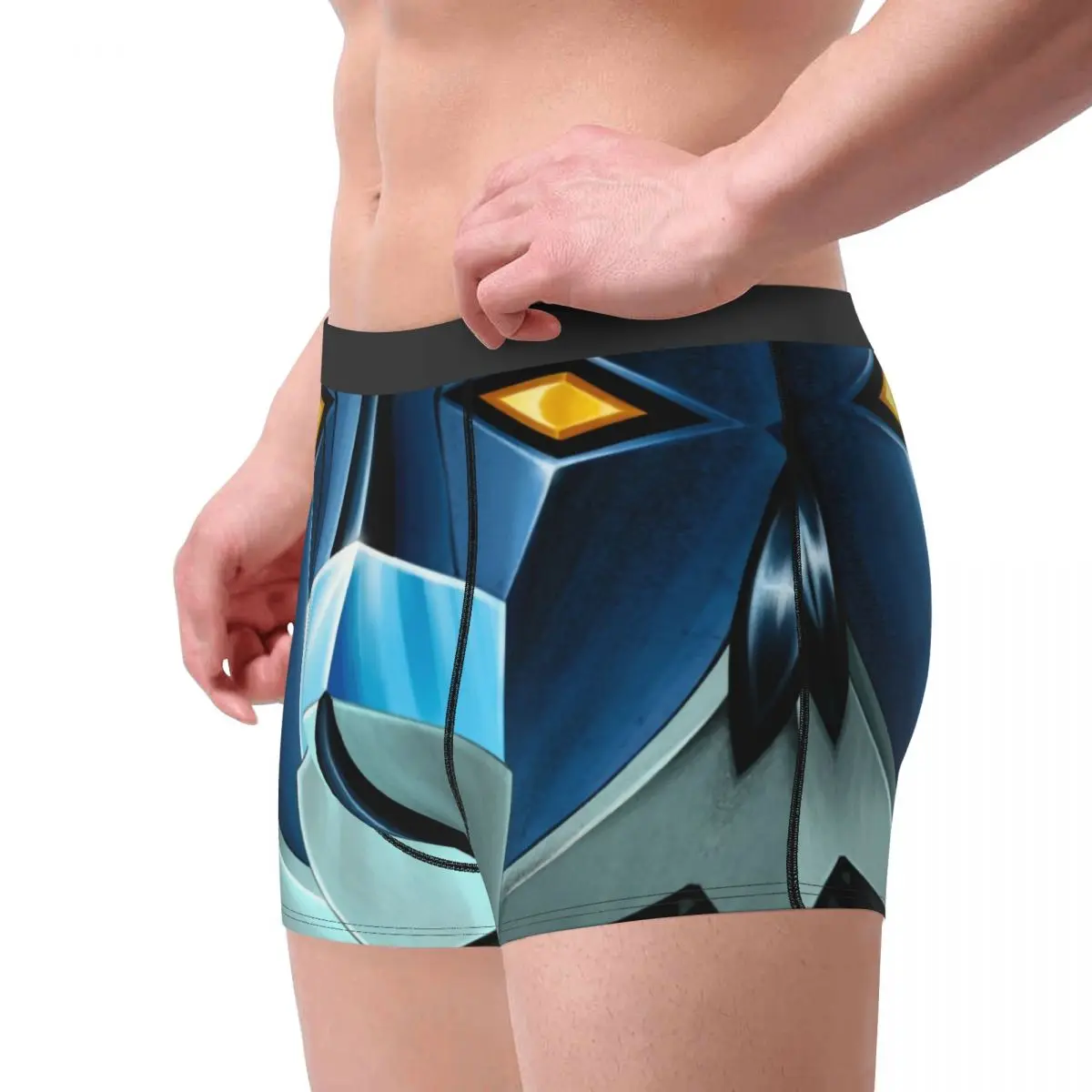 UFO Robot Goldrake Boxer Shorts For Homme Japan Anime Manga Grendizer Mazinger Z Underwear Panties Briefs Soft Underpants