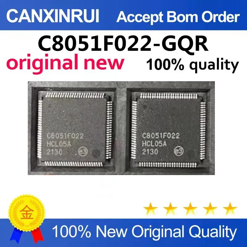 C8051F022-GQR C8051F022 TQFP-100 microcontroller chip brand new in stock