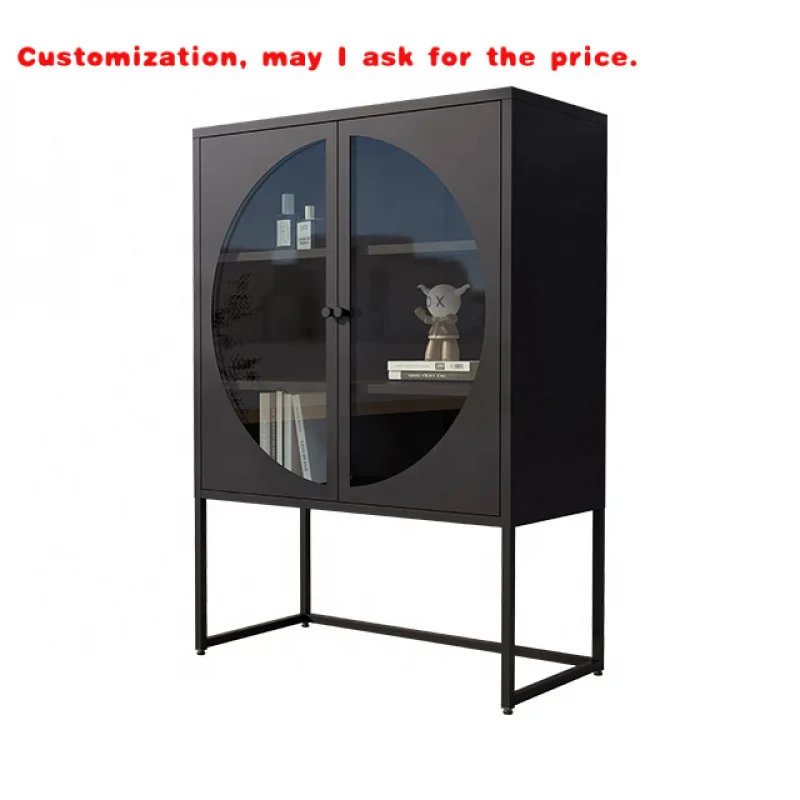 

custom.Metal Display Cabinet Sideboard Storage and Organization Cabinet