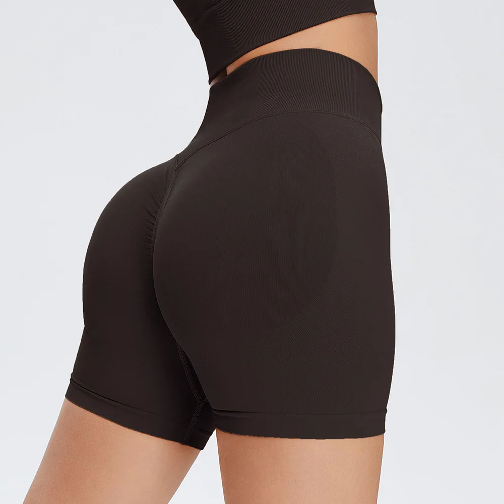 Lycar Push Up 3” Seamless Butt Scrunch Sport Biker Shorts High Waist Hip Women Fitness Gym Training Shorts Yoga Clothes