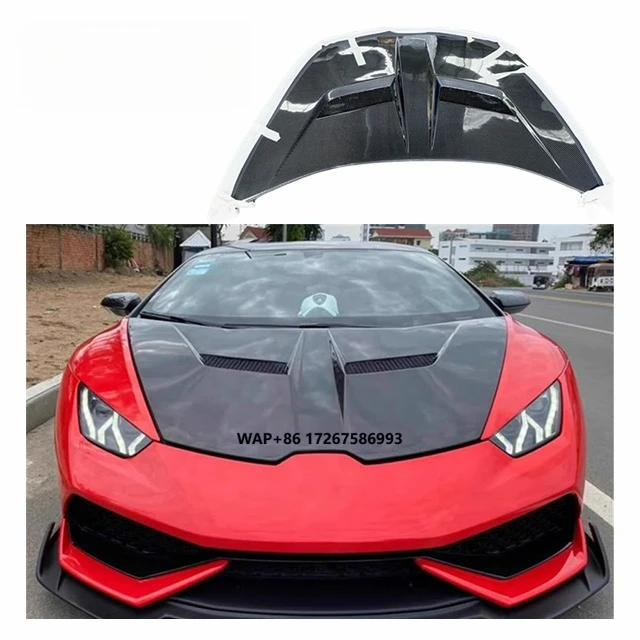 

Carbon Hood for Huracan LP580 LP610 EVO Upgrade Vorsteiner Style Carbon Fiber Body Kit Hood
