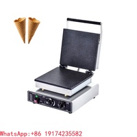 Commercial Ice Cream Cone Maker Machine Electric Egg Roll Making Machine Cone DIY Baker With Timer and Temperature Control