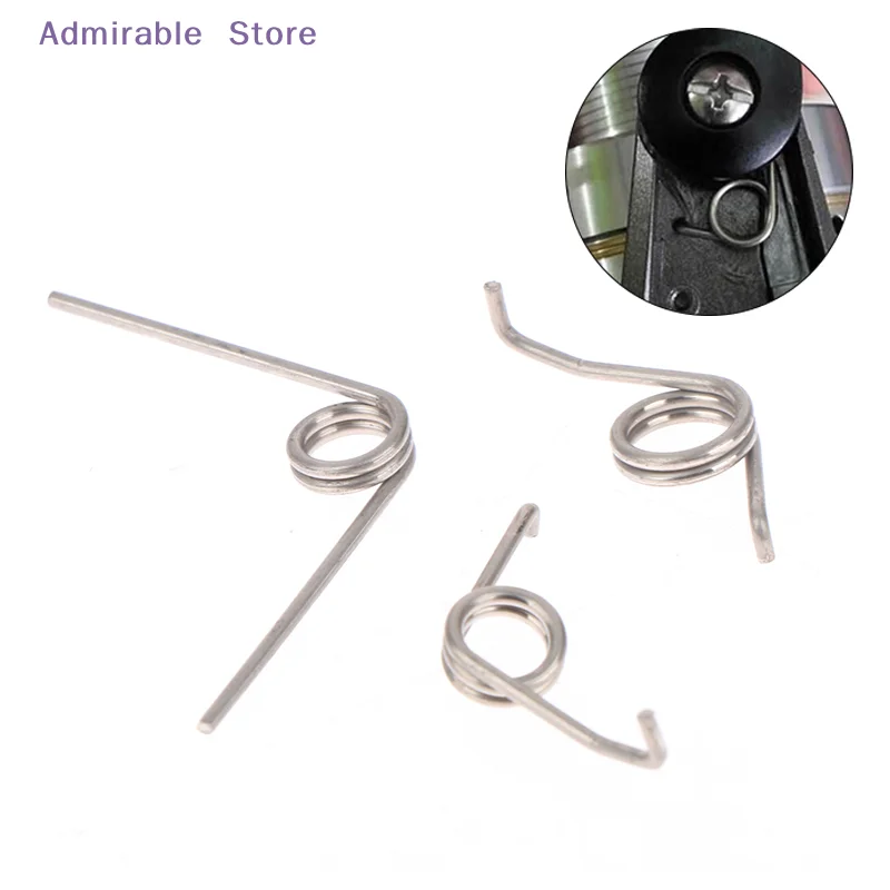 w304 Stainless Steel Fishing Rod Drop Wheel Drum Wheel Spring Fishing Reel Gear Torsion Spring For  Spinning Wheel Accessories