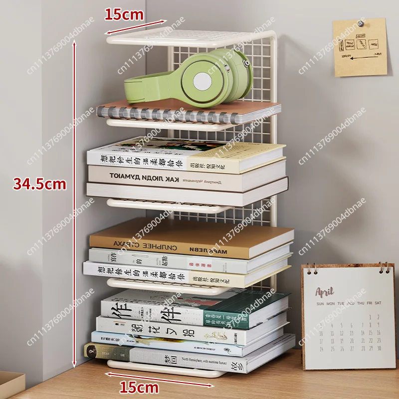Student Desktop Book Storage Shelf Desk Multi-layer Bookshelf Desk File Home Picture Book Shelf