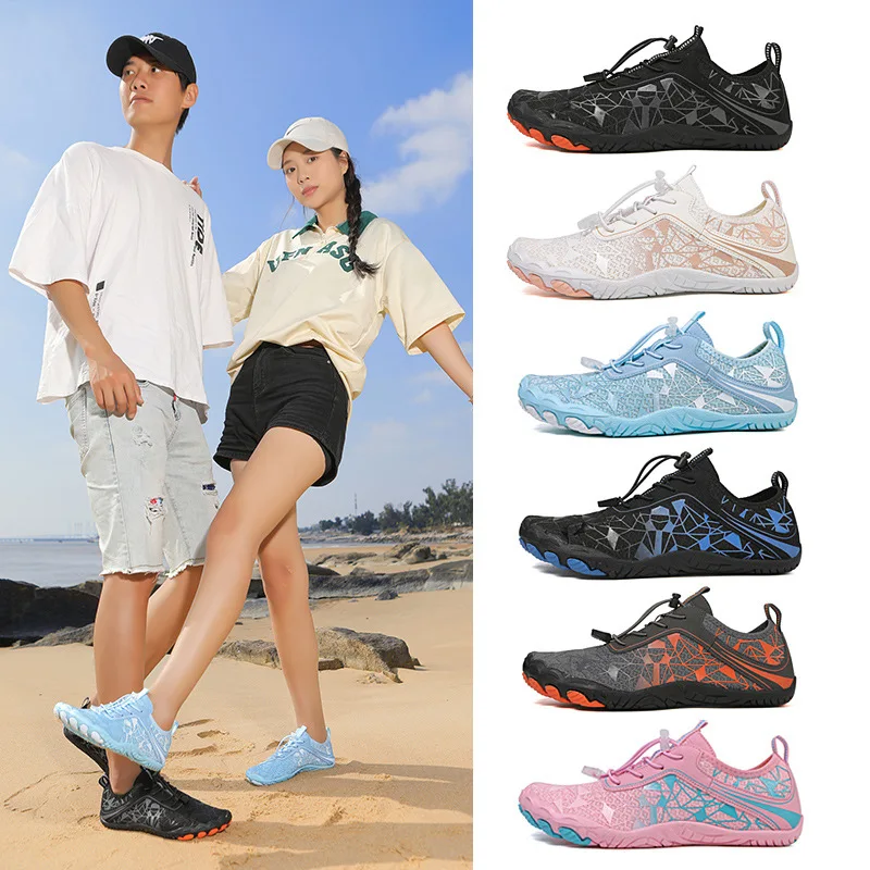 

Летние кроссовки для каньонинга 2026, пляжные туфли, быстросохнущие уличные водные туфли, нескользящие кроссовки для дайвинга, спортивные тренировочные кроссовки для мужчин и женщин