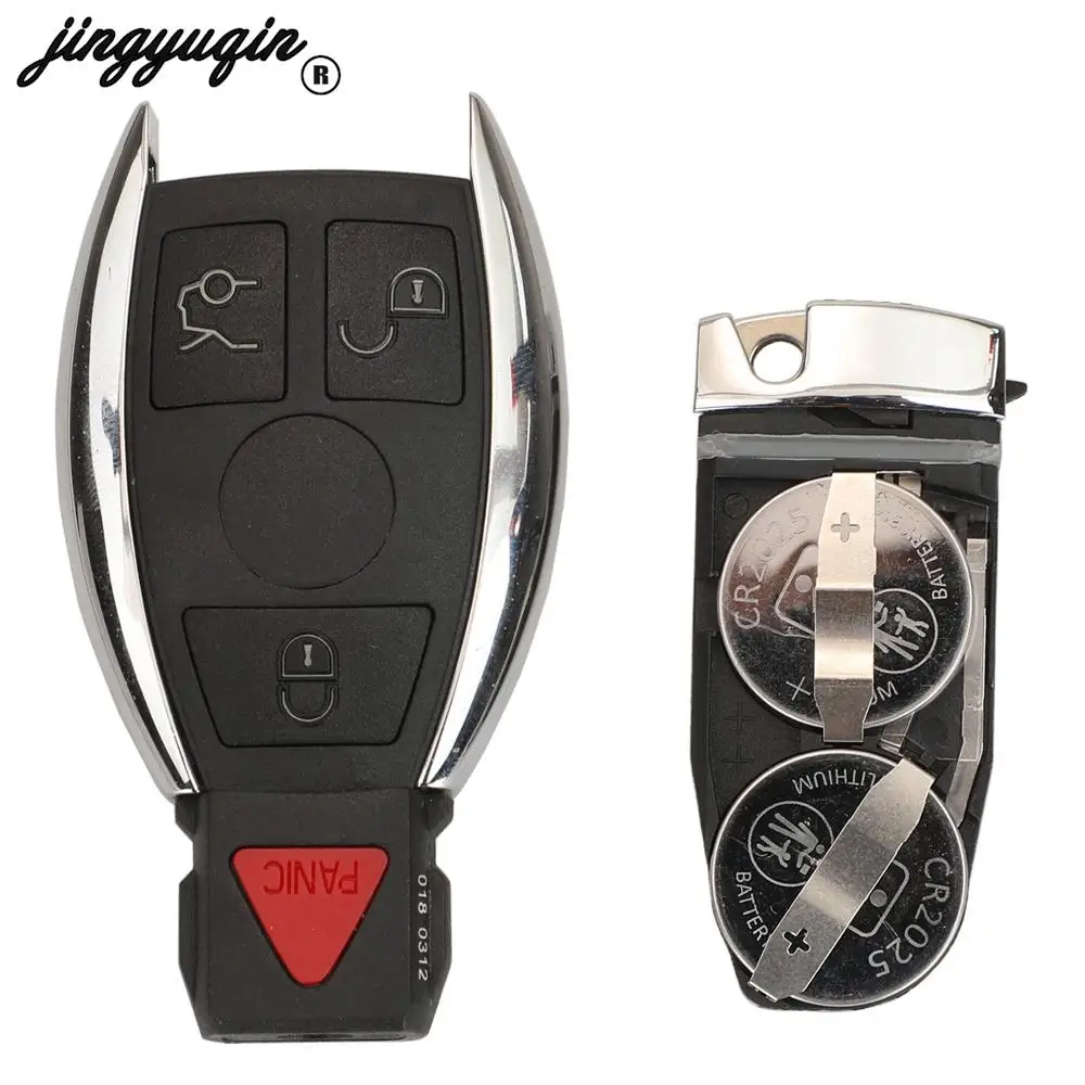 jingyuqin 315MHz/433MHz NEC Remote Car Key For Mercedes-Benz C E S Class CLS W166 W169 W203 W204 W210 W211 W118 W171 W172 W220