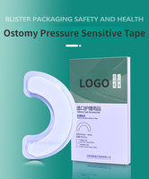 10/20Pcs Ostomy Pressure Sensitive Tape Spunlace Hydrocolloid Ostomy Barrier Leak-proof Ring Adhesive Strip Prevent Warping Tape