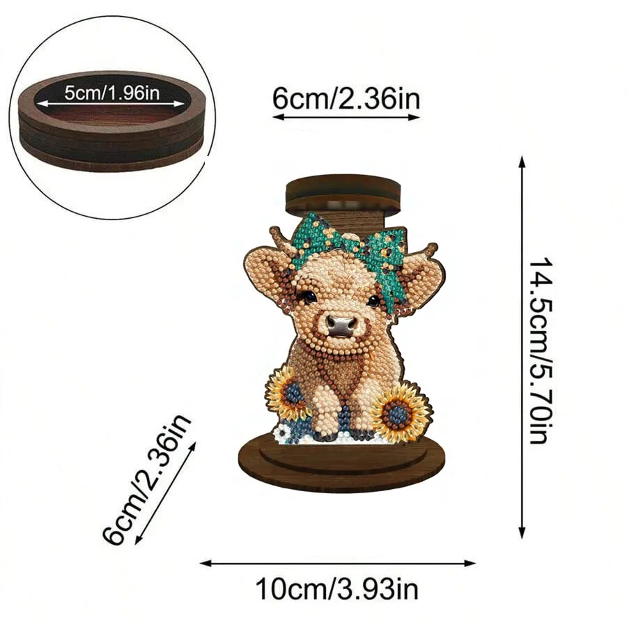 Camel candle holder Halloween holiday gift Diamond Painting Kits Drill DIY Crystal Rhinestone Mosaic Art Craft Home Decor