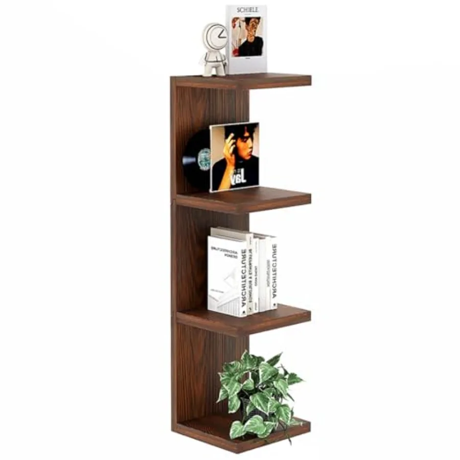 

Lack Wall Shelf Display Floating Shelf Solid Wood 4 Tier