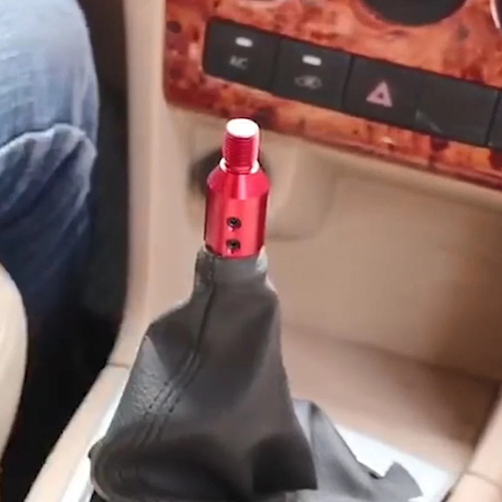 Uniwersalny adapter gałki zmiany biegów M12x1.25 M10x1.5 Gwintowane aluminiowe pokrętło zmiany biegów do ręcznych dźwigni zmiany biegów BMW Honda Toyota — zdjęcie 3