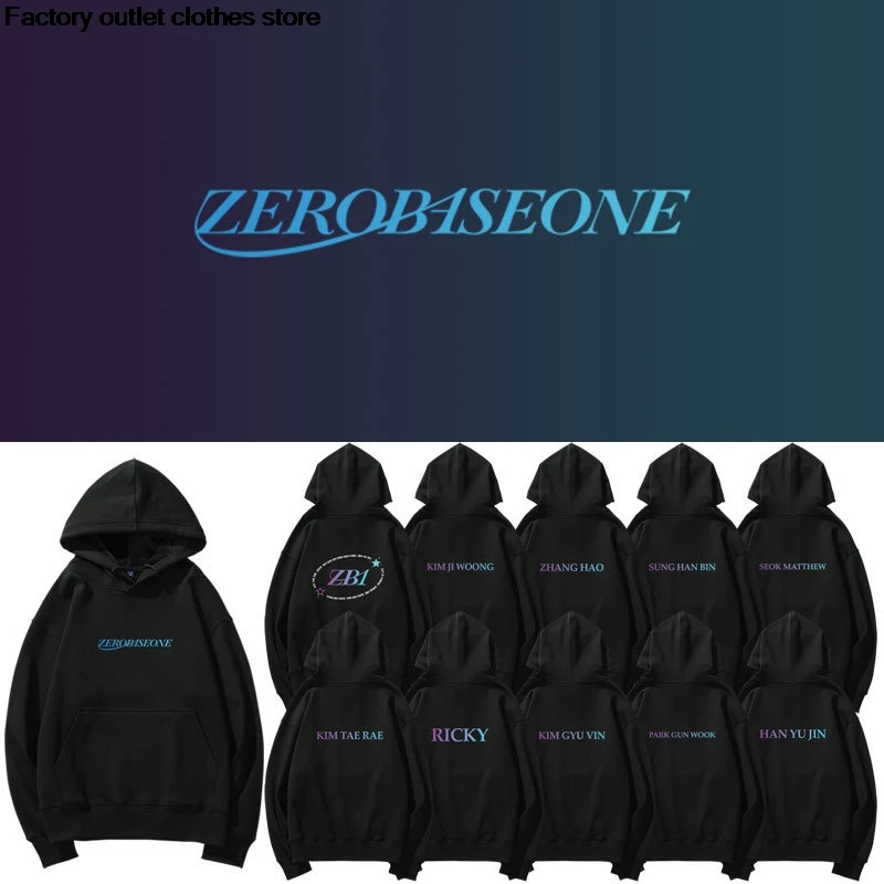 ZB1 Hoodies ZEROBASEONE Sweatshirts Fashion Pullovers Kpop Clothes