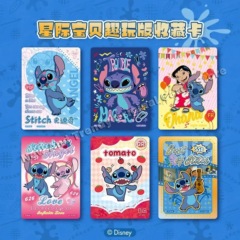 Card. Fun Acg Originele Disney Lilo & Stitch Limited Edition Kaart Collectible Kinderen Blind Box Vakantie Cadeau Speelgoed