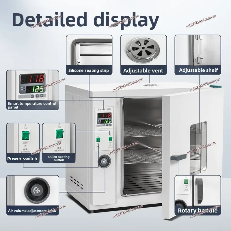 

Electric Constant Temperature Drying Oven High Temperature Heating Small Industrial Medical Dryer Laboratory Oven