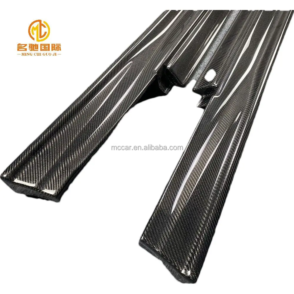 الأكثر مبيعًا لنيسان GTR GTR35 التنانير الجانبية ألياف الكربون TS نمط سيارة التنانير الجانبية الوفير