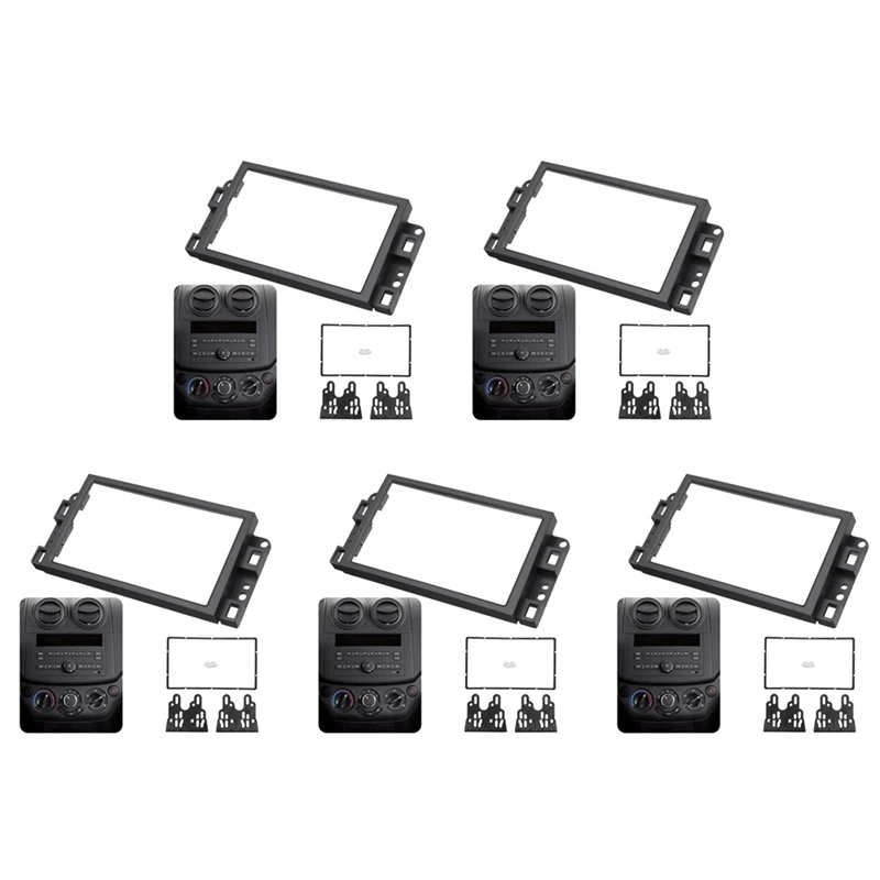 

5X 2Din Car Radio Fascia CD DVD Audio Dashboard Panel Frame For Chevrolet Captiva / Lova / Gentra / AVEO