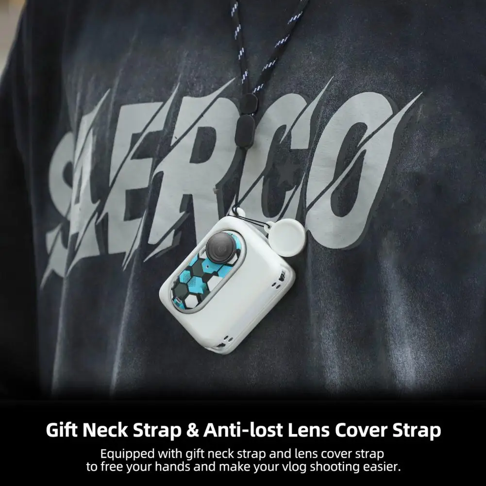 Protective Cover for Camera Lens Silicone Lens Cover for Touch Screen Insta360 Go 3 Silicone Protective Accessories Anti-drop