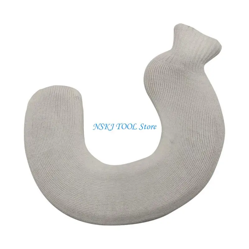 

L8RC Winter Relaxing Hot Water Bottle Reusable Pain Relief Portable Knitted Cover