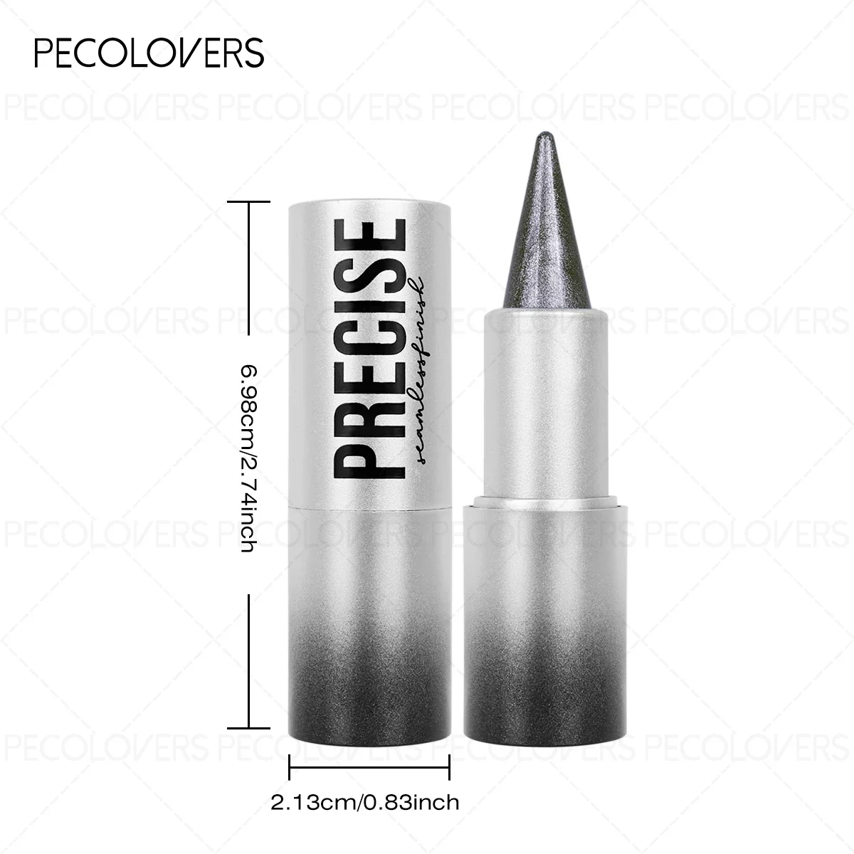 1PC Shimmering Sparkle Eyeshadow Pencil - Glitter Finish, Retractable Design, Suitable for All Skin Types, For Eye Makeup