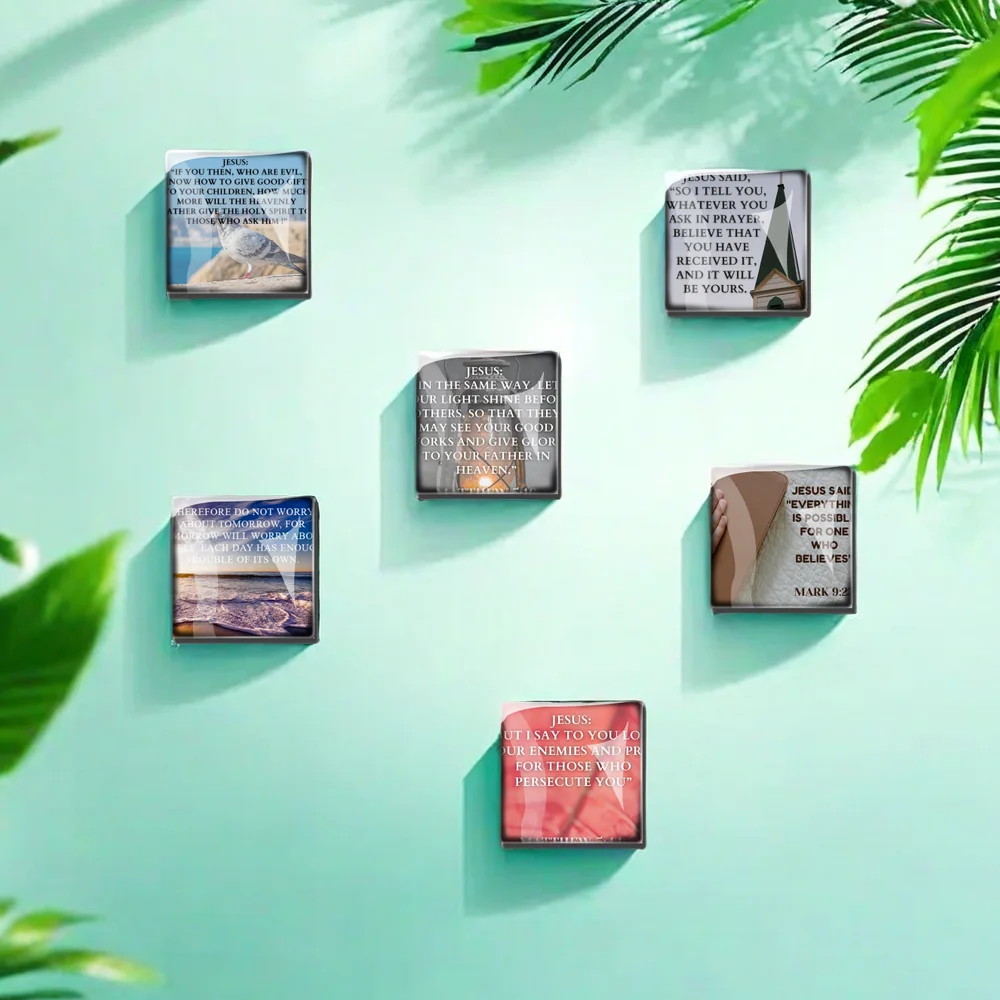 

Circular and Square Refrigerator Magnets Kitchen Decoration Stickers Suction Home Office Whiteboard 30mm