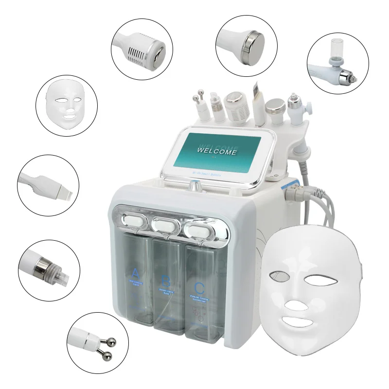 Portable Oxygen Facial Machine Excellent Material Moisturizing Radio Frequency Skin Lifting Deep Cleansing Tightening  Face Spa